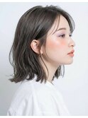 久里浜/外ハネ/ミディアム/小顔/ボブ