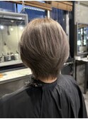 ウルフカット×グレージュ