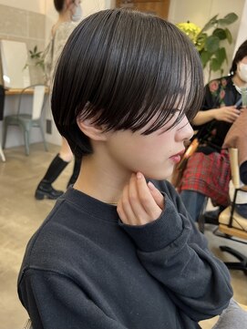 サンド クリア 横浜本店(sand clear) ハンサム切り込みショート
