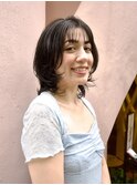 ナチュラルなのにきまる!ミディアムレイヤー