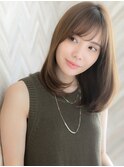 簡単スタイリング/艶髪/白髪染め30代40代50代ミディアムレイヤー