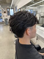テンション(tension)&nbsp;メンズカットフェザーパーマニュアンスパーマ眉毛カット札幌大通