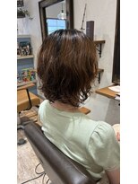 キューズ(CUES)&nbsp;ミディアムボブパーマ