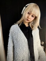 イリス 心斎橋(.elice)&nbsp;ショートウルフハイライトマッシュウルフシースルーマッシュ