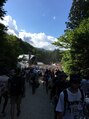 フルール(hair place Fleur) こちらはFUJI ROCK fes!Fesやアウトドア、自然が好きです