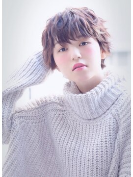 ヘアアンドメイク エジェリ(hair&make egerie) 外ハネショート グラデーション 恵比寿