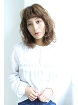 リル 西宮(LiL')&nbsp;【LiL'西宮】外国人風ハイライトカラー_無造作ウェーブミディ★