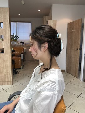 レゴヘアー(LEGO HAIR) アップスタイル