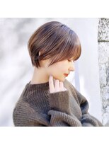 ラナ 渋谷(Lana) 【Gigi渋谷】前髪も大人かわいい韓国風ベージュショートボブ