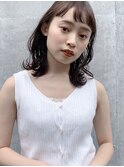 【堀口】前髪/イメチェン/うる艶ラベンダー/ほつれウェーブ