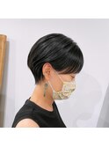 《久保佑介》黒髪マッシュショート　大人ショート　松山　愛媛　