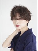 半熟パーマでやわらか質感に　ニュアンスマッシュ