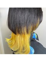 ビヨンドイー(beyond E)&nbsp;イエローインナーウルフカット