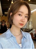 20代30代40代におすすめ大人ボブ/ショコラアッシュ