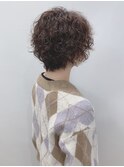 【松戸 岩口】くるくるパーマ束感マッシュショート