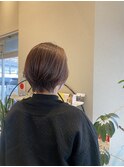 朝ラクショート×ピンクベージュ1月
