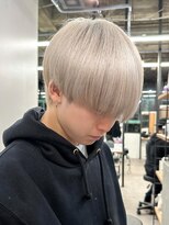 エルマーク(L-MARK)&nbsp;ダブルカラースパイラルパーマツイストパーマフェード短髪