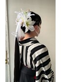 袴 × 卒業式 × ヘアセット