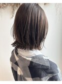 切りっぱなしとレイヤーと透明感ブラウン【藺草】