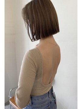 ニール シトロン 名古屋 伏見 丸の内(NEELU citron) 【Neelu_rie】ボブ×まろやかベージュ