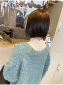 ぱっつんボブ/切りっぱなし