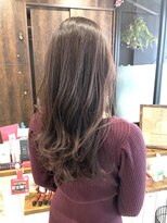 リノナ(Linona)&nbsp;☆小顔効果カット インナーカラー グレーベージュ 髪質改善 韓国