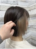 グレージュインナーカラー