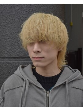 フリーク バーバーショップ 都島店(FREAK BARBER SHOP) ハイトーン　マッシュウルフ　モテツーブロック