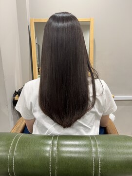 ヘアサロン ナノ(hair salon nano) ドライのみ/ストレート/縮毛矯正/20代/ロング/