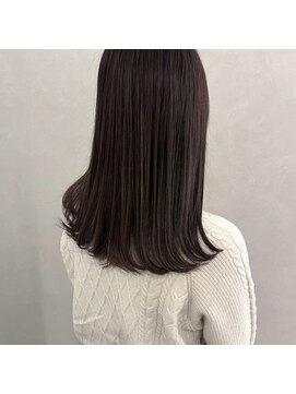 アンドワン 自由が丘(＆ONE) 【&ONE 自由が丘】ラベンダーグレージュ　× 切りっぱなし