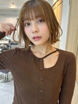 シルクレイ 新宿店(Silk-lei)&nbsp;大人可愛いゆるふわレイヤーボブ インナーボブ 新宿