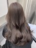 【透明感抜群♪】カット+ダブルカラー（ブリーチ無し） ￥13200
