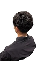 銀座マツナガ 神田店&nbsp;20代30代大人オシャレツーブロック無造作パーマ七三分け