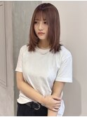 【YOKE】ミルクティーピンクベージュオレンジベージュレイヤー