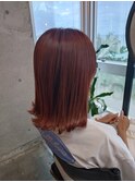 外ハネ×レッド♪