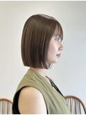 【ami】ボブ/切りっぱなしボブ/ミニボブ/オリーブ/四条/河原町