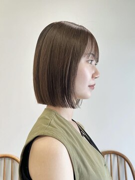ミル(milu) 【ami】ボブ/切りっぱなしボブ/ミニボブ/オリーブ/四条/河原町