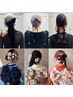 [卒業式]ヘアセット＋袴着付け