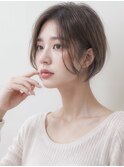 ショートボブ/グレーベージュ/20代30代40代