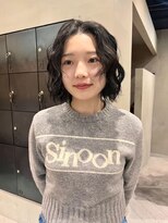 ヘアー アイス ルーチェ(HAIR ICI LUCE)&nbsp;ボブヘアボブカット名古屋ボブパーマミニボブ/中西