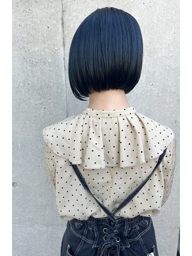 グッディ 倉敷中島店(GOOD-DAY) 植田まい＊前下がりボブ×ブルーブラック