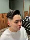 スペインカール/スパイキーショート/ブルーブラック/柏