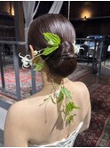 シニヨンヘアー