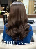 韓国風パーマ/コテ巻き風パーマ/デジタルパーマ/レイヤーカット