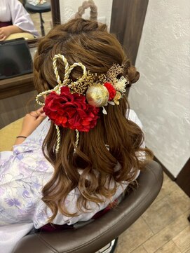 アミリー ひたち野うしく店(Amily) ハイライトバレイヤージュダブルカラーケアブリーチ20代30代