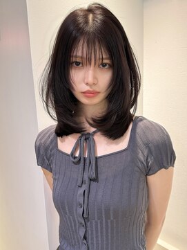 ロンプ(romp) 透明感ナチュラルミディアムレイヤー romp恵比寿 元久翔 ii