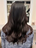 アミー 銀座(Ammy)&nbsp;#コテ巻き風パーマ #パーマロング#韓国風パーマ