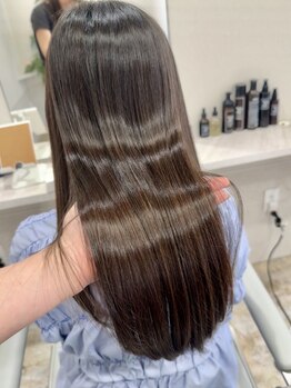 カームバイブージー(CALME by bougie)の写真/《CALME by bougie hair》の髪質改善で、今までにない感動の指通りとまとまるうるツヤ美髪を体感ください!