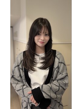 バグジー 小倉店(BAGZY) ワンカールで可愛いミディアムレイヤー