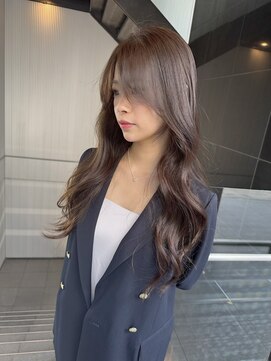 アマテラスゼロ 新宿(AMATELAS zero) ロングレイヤー/グレージュ×レイヤー/顔まわりレイヤー